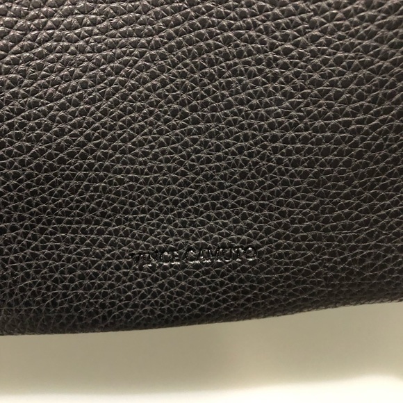 Vince Camuto Black Luck Tote with Grey Stripe NWOT - Picture 2 of 5